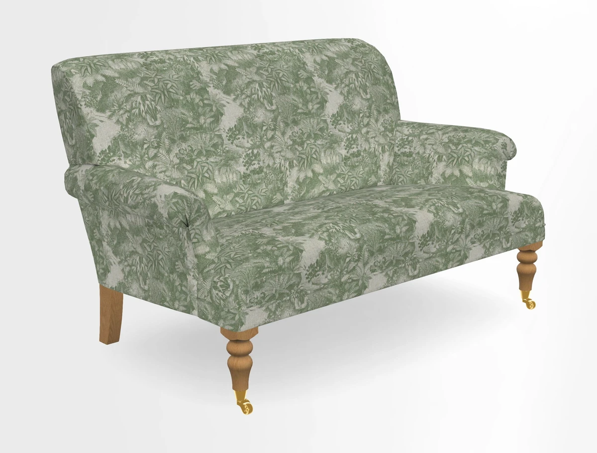 Midhurst 2 Seater Sofa in V&A Collection Botanical Collage All Over