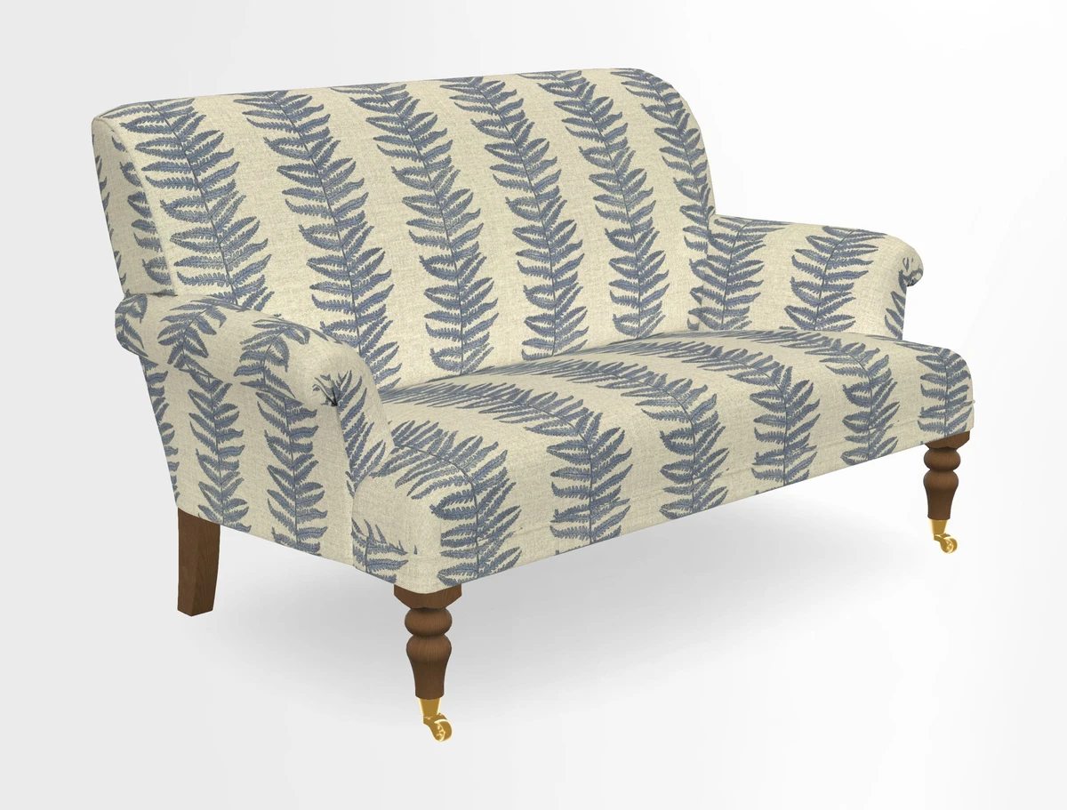 Midhurst 2 Seater Sofa in V&A Collection Botanical Collage All Over