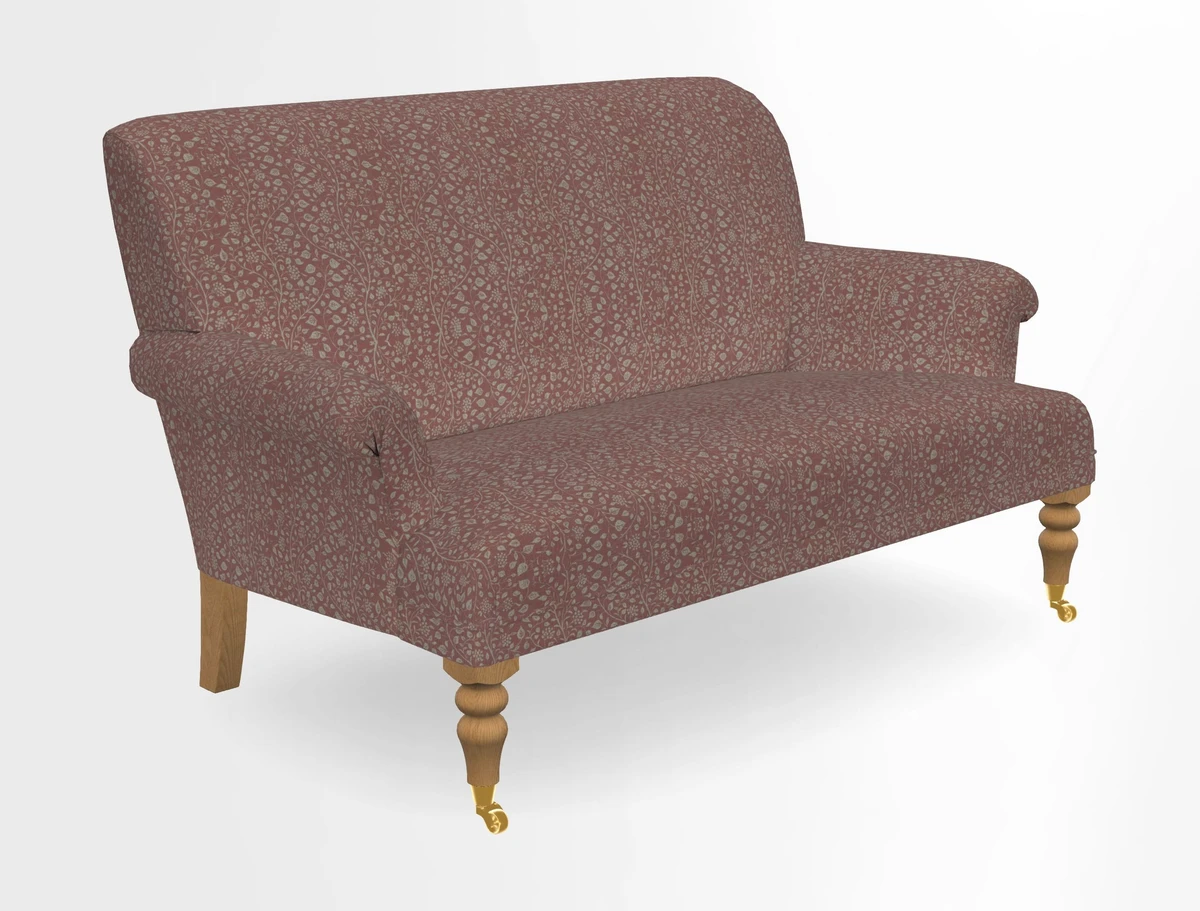Midhurst 2 Seater Sofa in V&A Collection Botanical Collage All Over