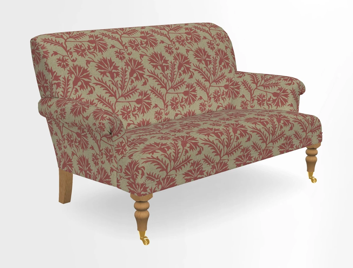 Midhurst 2 Seater Sofa in V&A Collection Botanical Collage All Over