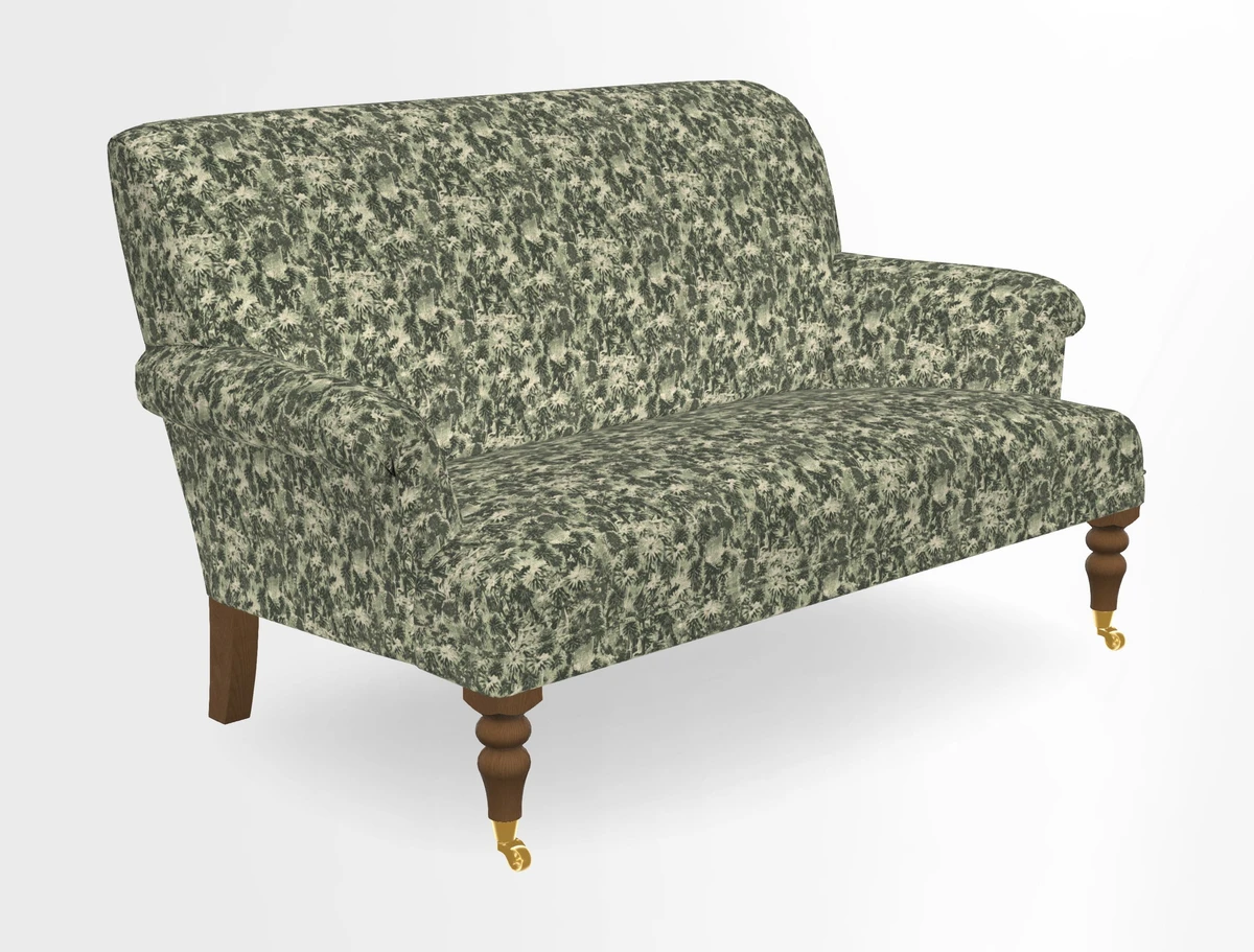 Midhurst 2 Seater Sofa in V&A Collection Botanical Collage All Over