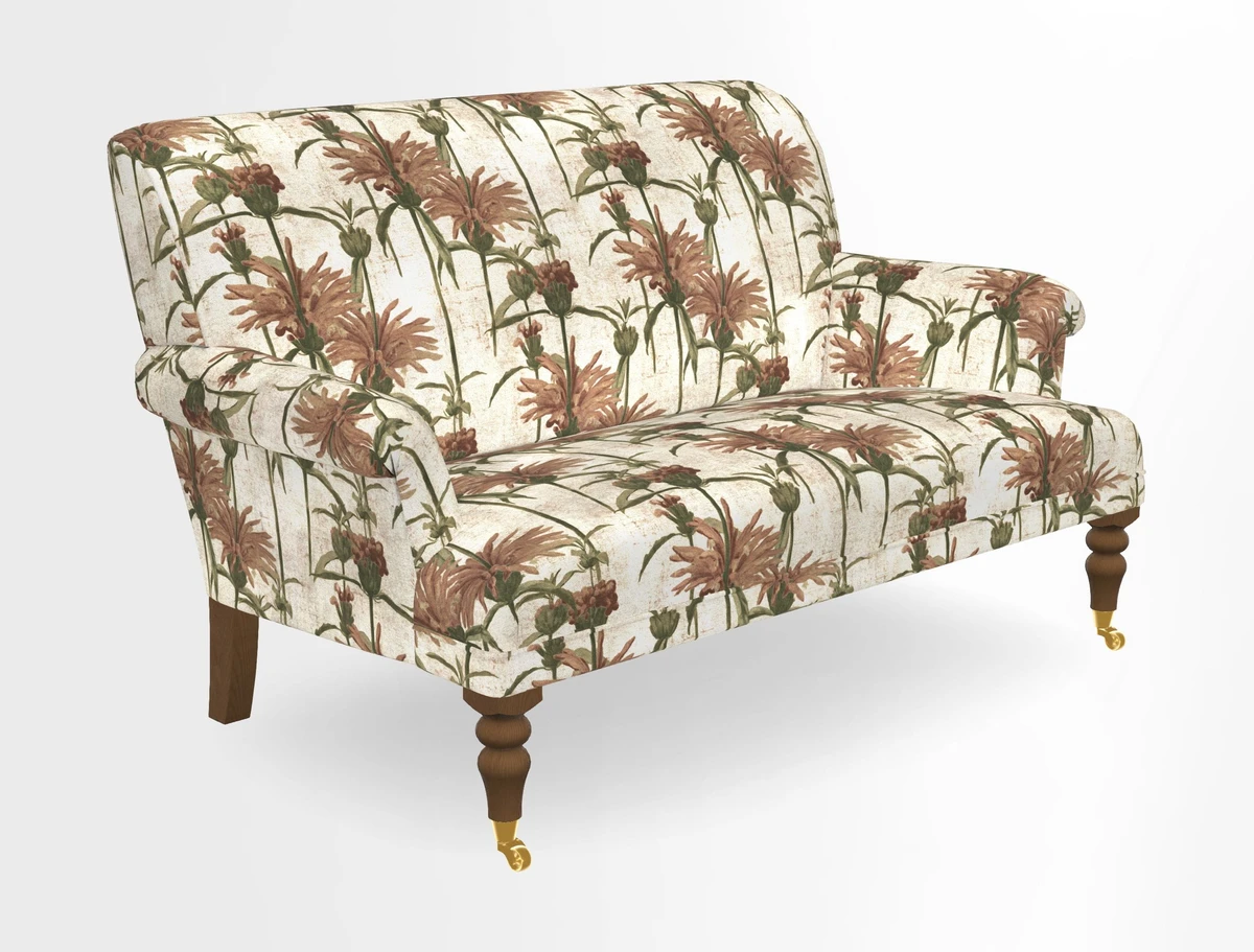 Midhurst 2 Seater Sofa in V&A Collection Botanical Collage All Over