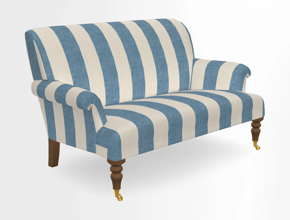 Midhurst 2 Seater Sofa in V&A Collection Botanical Collage All Over