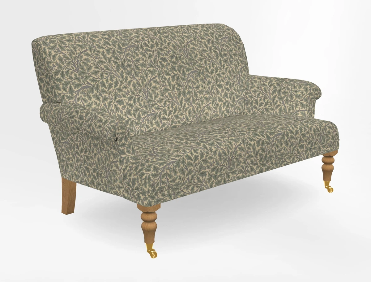 Midhurst 2 Seater Sofa in V&A Collection Botanical Collage All Over