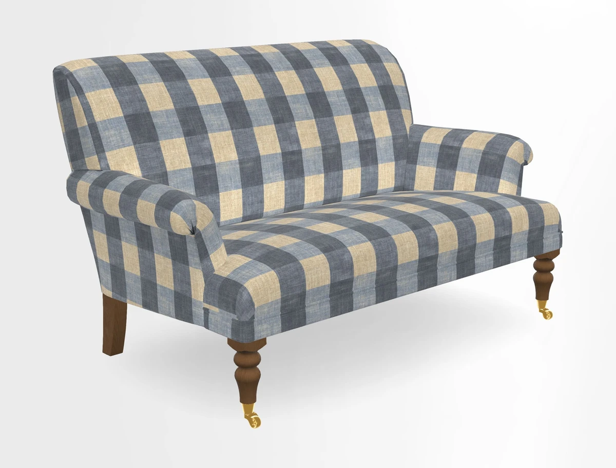 Midhurst 2 Seater Sofa in V&A Collection Botanical Collage All Over