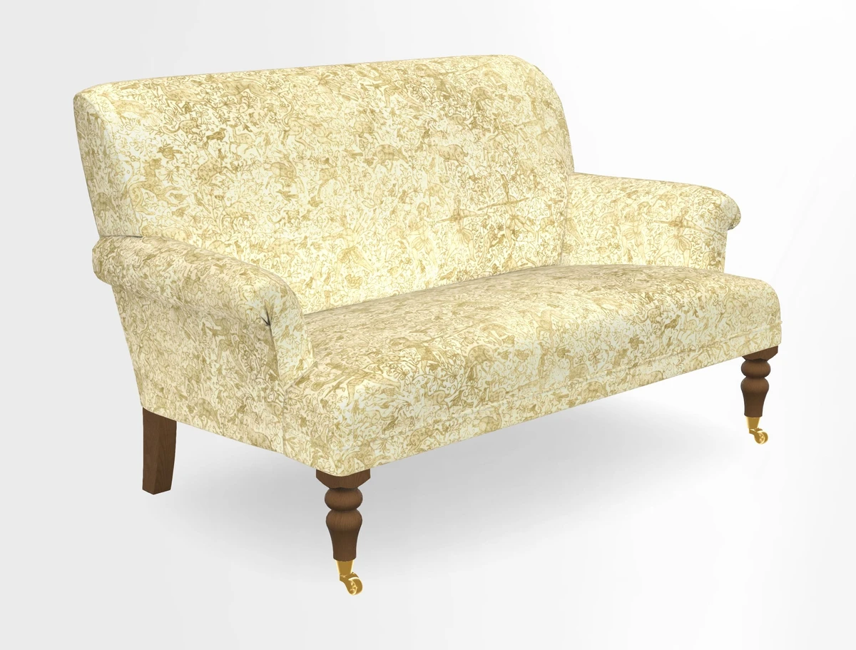 Midhurst 2 Seater Sofa in V&A Collection Botanical Collage All Over