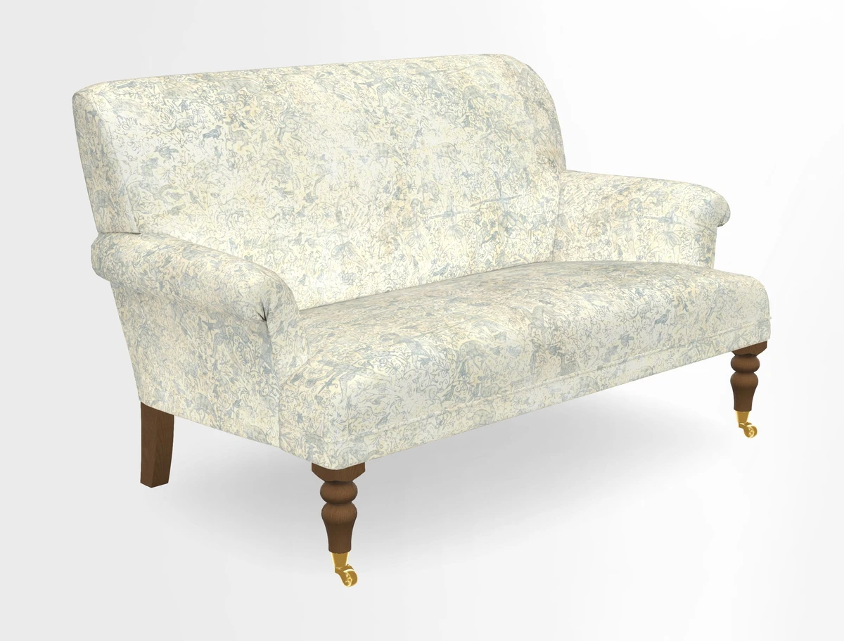 Midhurst 2 Seater Sofa in V&A Collection Botanical Collage All Over