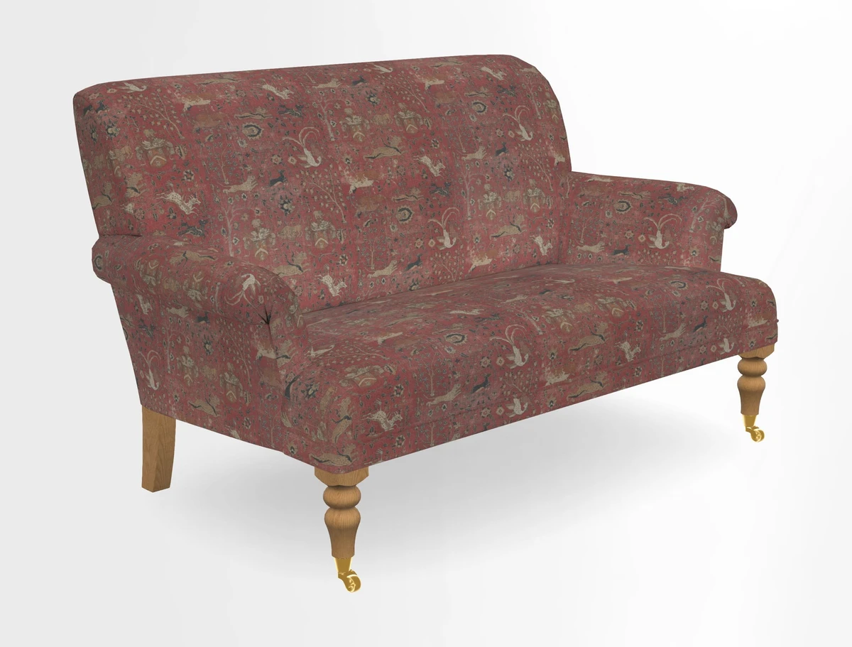 Midhurst 2 Seater Sofa in V&A Collection Botanical Collage All Over