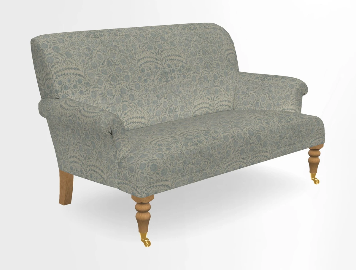 Midhurst 2 Seater Sofa in V&A Collection Botanical Collage All Over