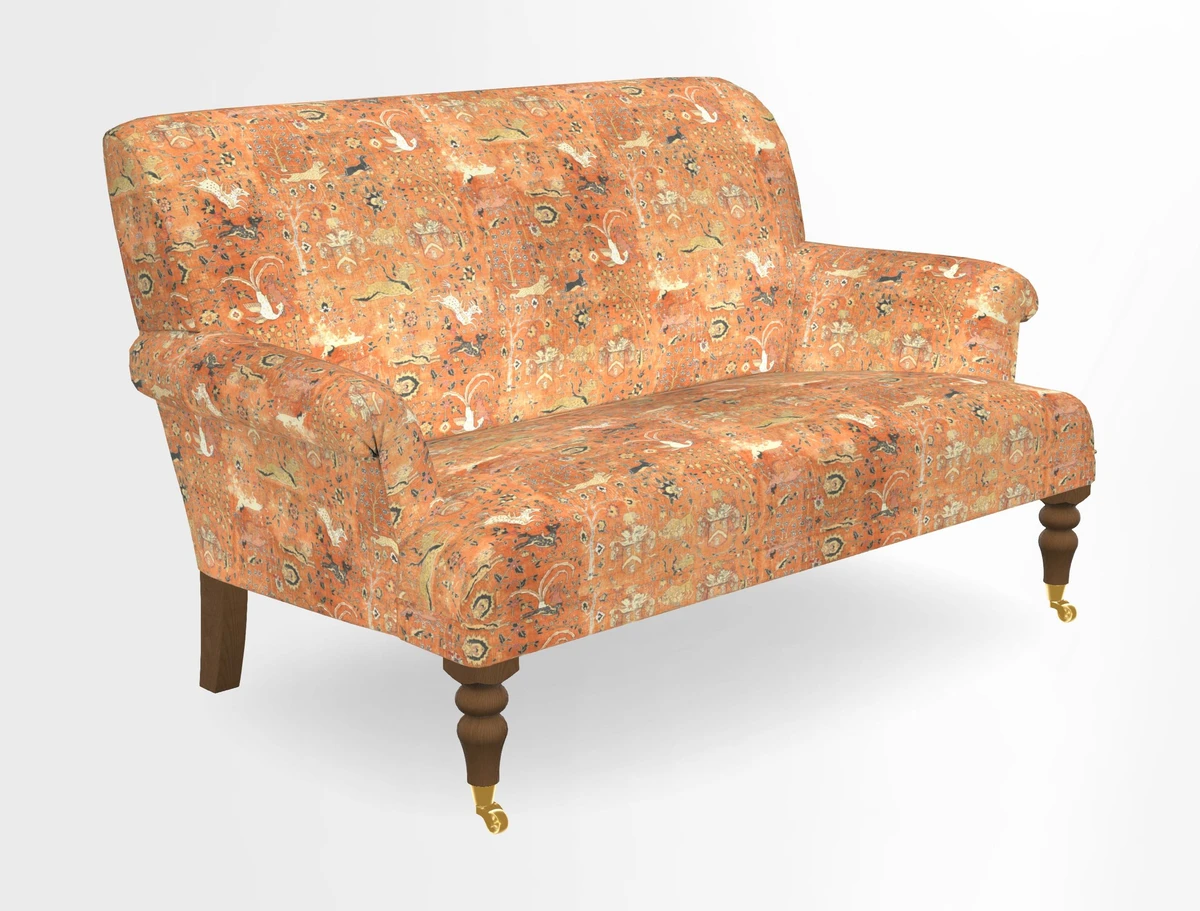 Midhurst 2 Seater Sofa in V&A Collection Botanical Collage All Over
