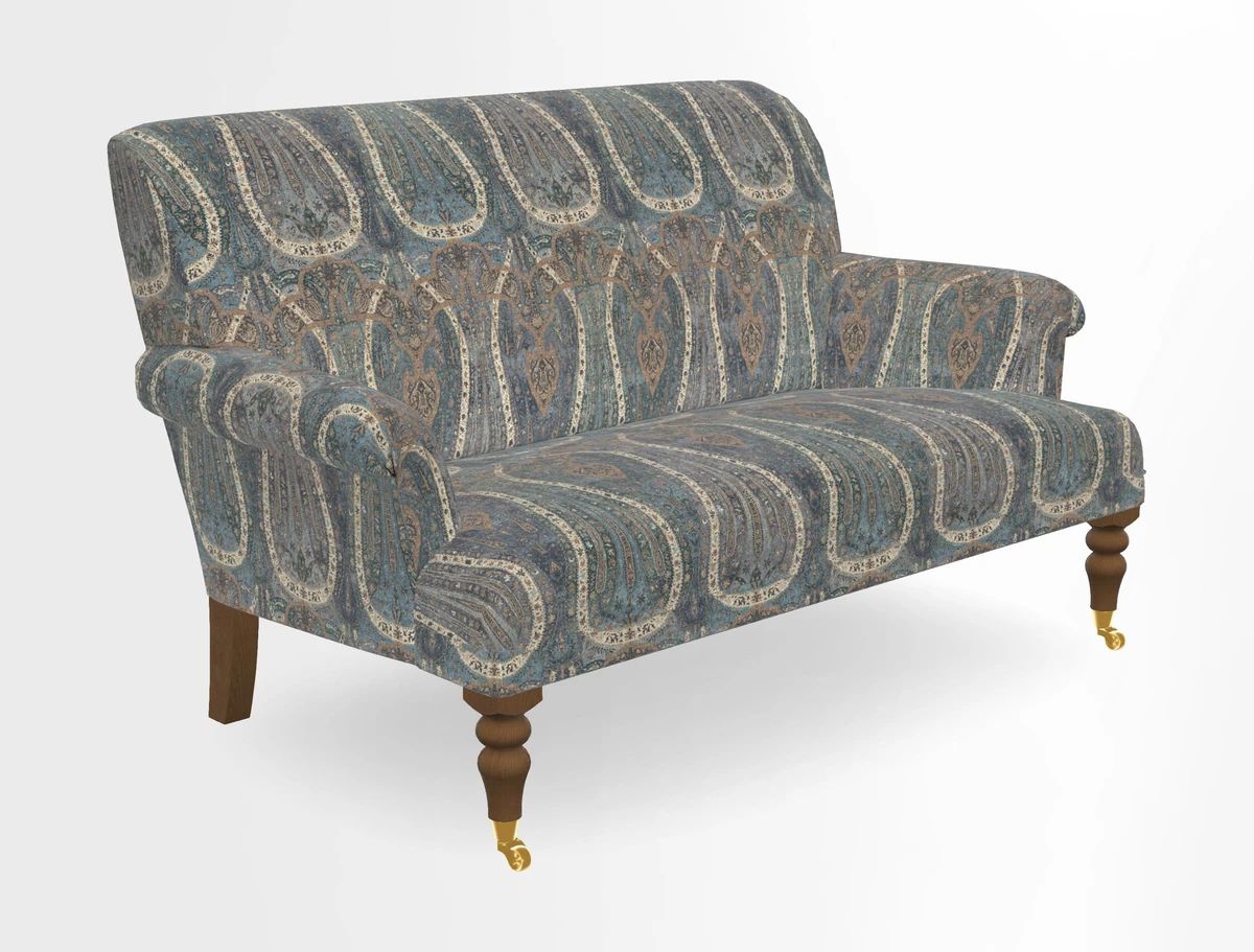Midhurst 2 Seater Sofa in V&A Collection Botanical Collage All Over