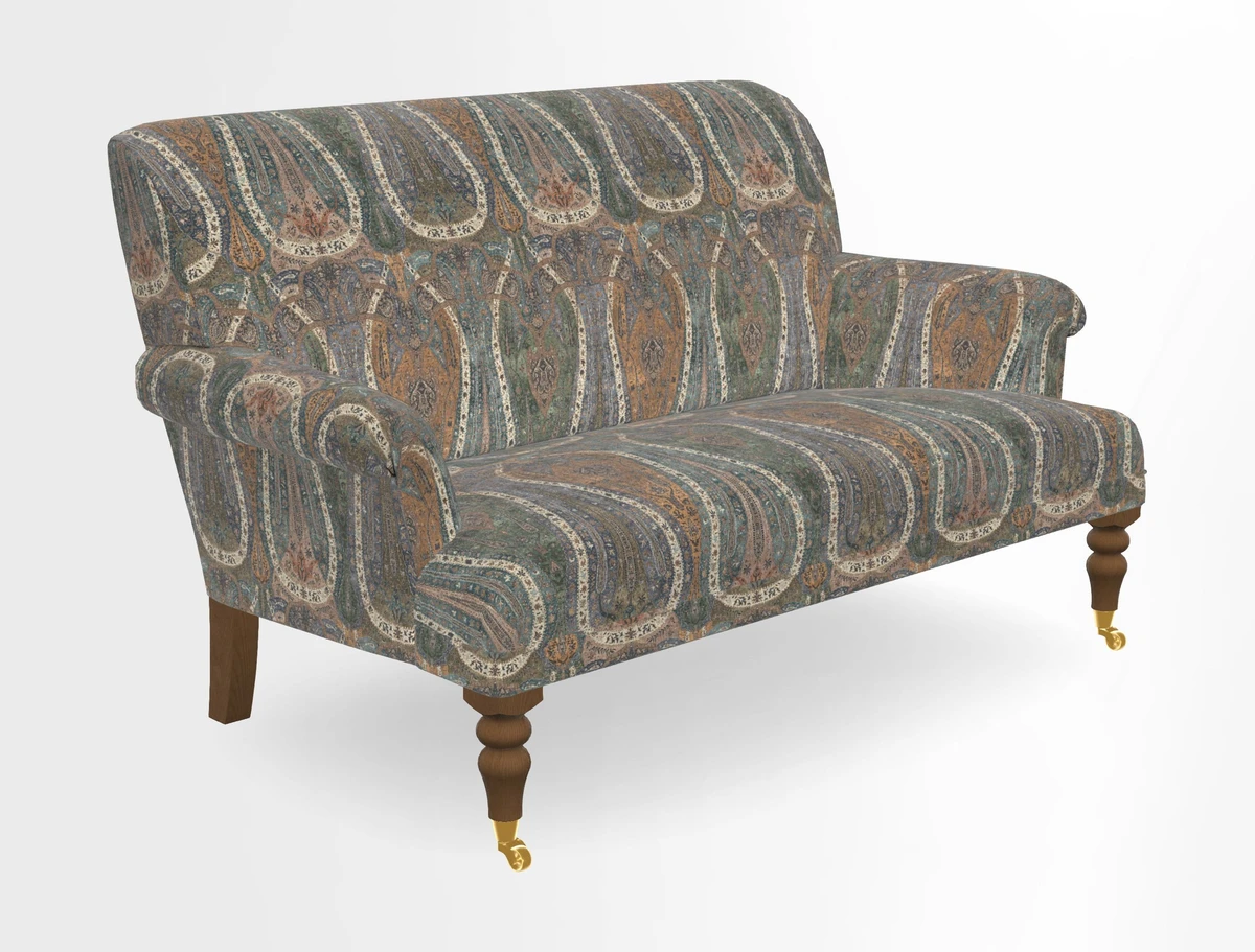 Midhurst 2 Seater Sofa in V&A Collection Botanical Collage All Over