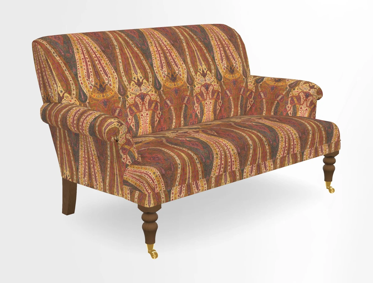 Midhurst 2 Seater Sofa in V&A Collection Botanical Collage All Over