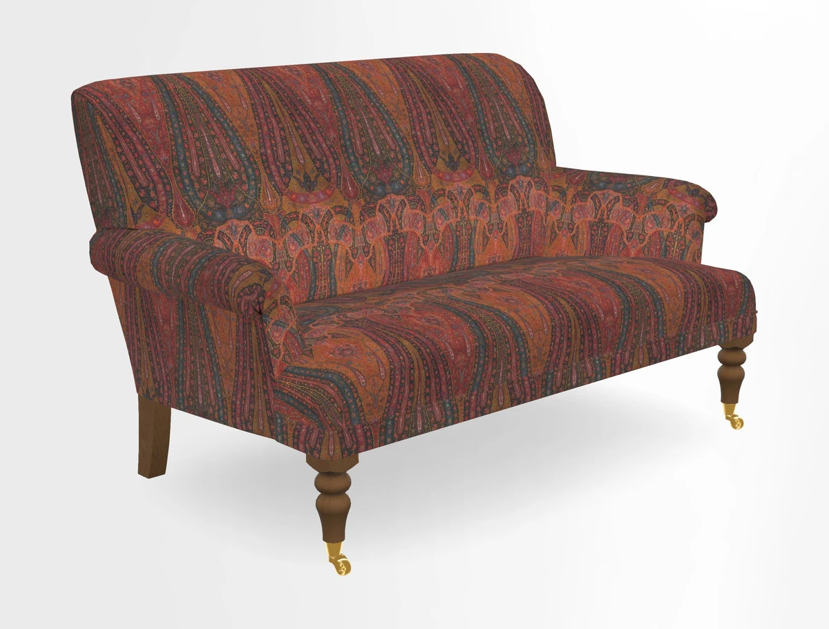 Midhurst 2 Seater Sofa in V&A Collection Botanical Collage All Over