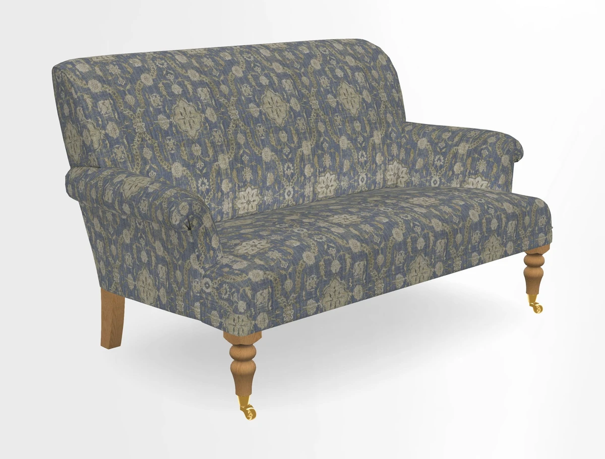 Midhurst 2 Seater Sofa in V&A Collection Botanical Collage All Over