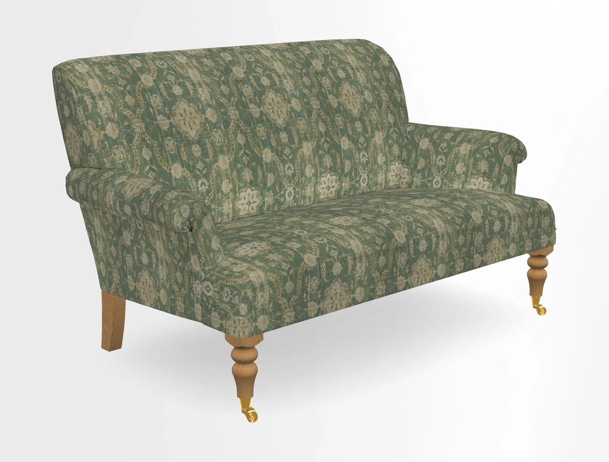 Midhurst 2 Seater Sofa in V&A Collection Botanical Collage All Over