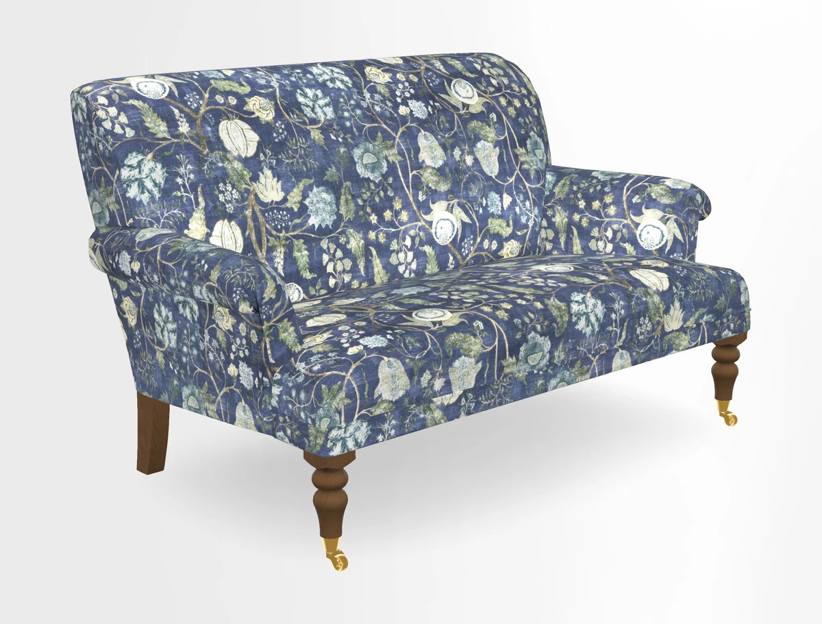 Midhurst 2 Seater Sofa in V&A Collection Botanical Collage All Over