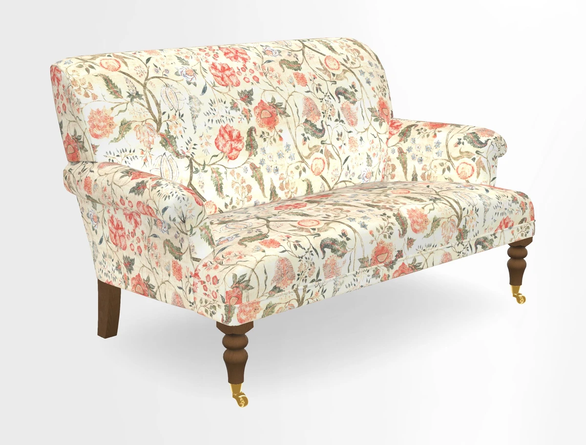 Midhurst 2 Seater Sofa in V&A Collection Botanical Collage All Over