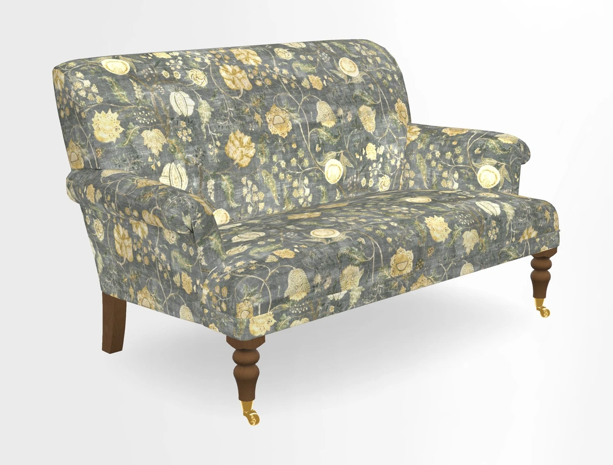 Midhurst 2 Seater Sofa in V&A Collection Botanical Collage All Over