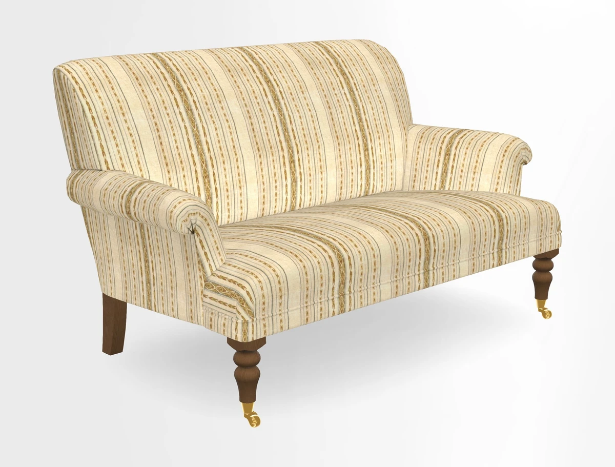 Midhurst 2 Seater Sofa in V&A Collection Botanical Collage All Over