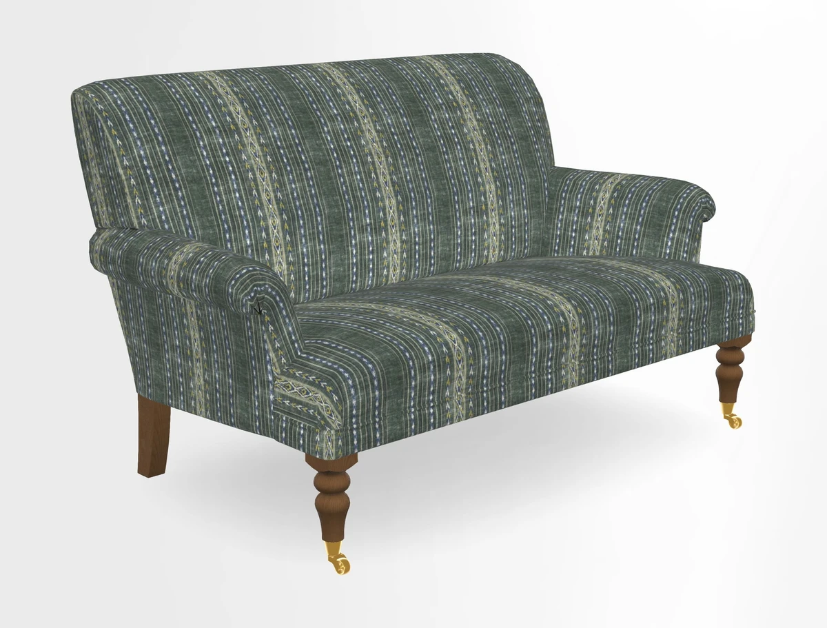 Midhurst 2 Seater Sofa in V&A Collection Botanical Collage All Over