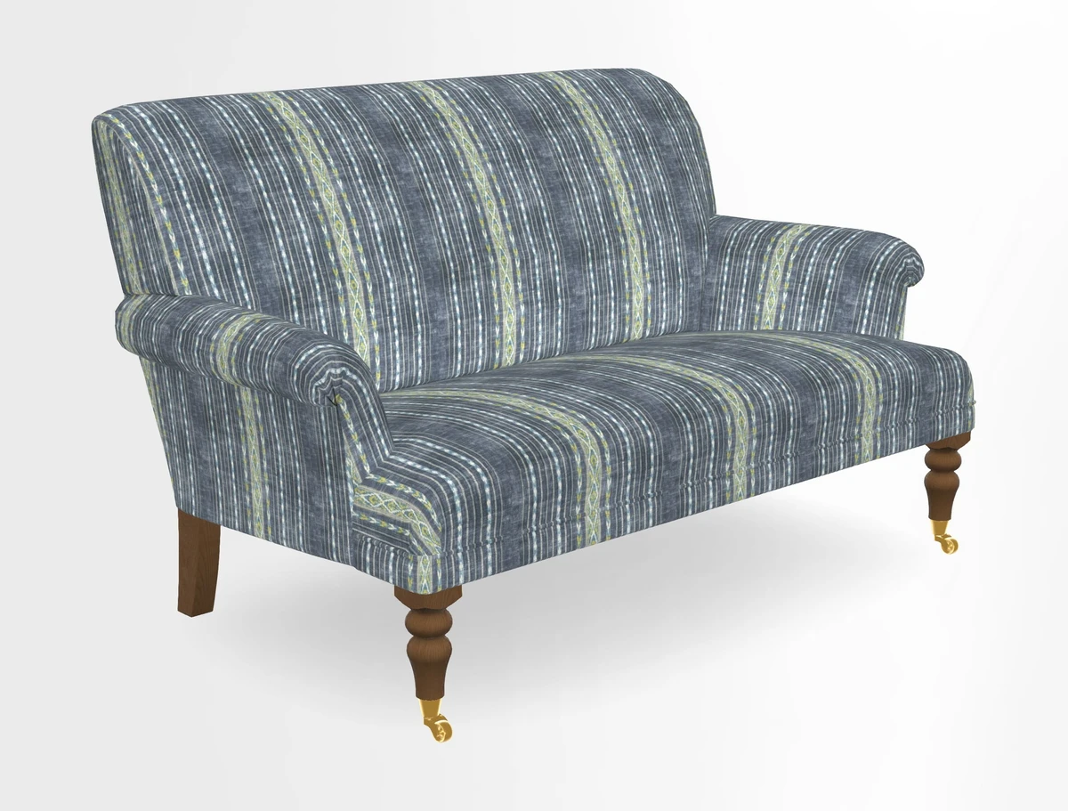 Midhurst 2 Seater Sofa in V&A Collection Botanical Collage All Over