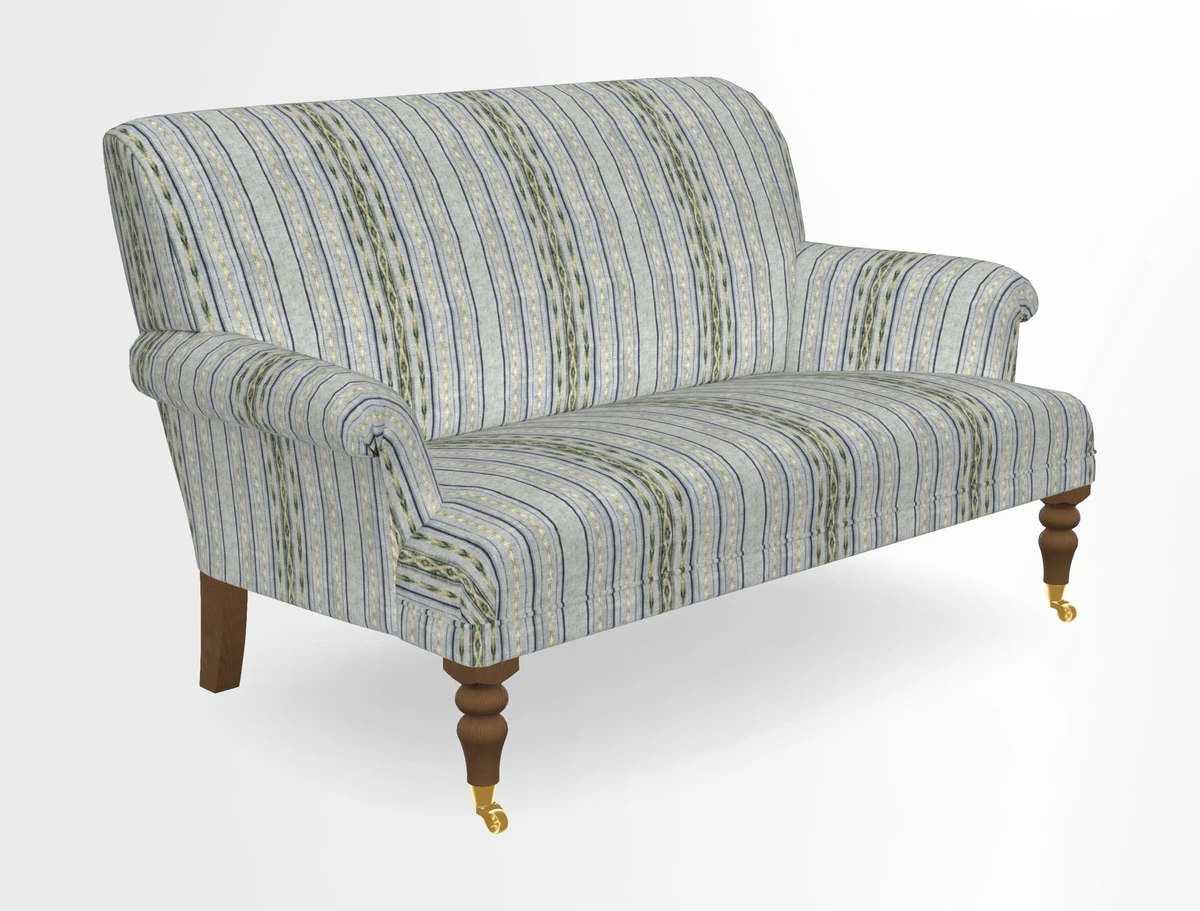 Midhurst 2 Seater Sofa in V&A Collection Botanical Collage All Over