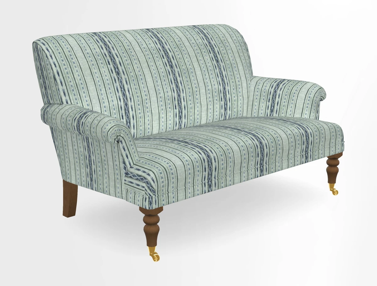 Midhurst 2 Seater Sofa in V&A Collection Botanical Collage All Over