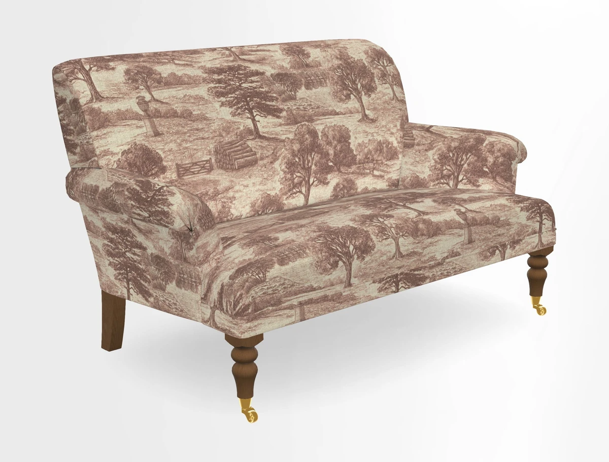 Midhurst 2 Seater Sofa in V&A Collection Botanical Collage All Over