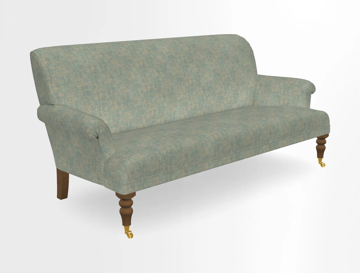 Midhurst Sofa in V&A Collection Botanical Collage All Over