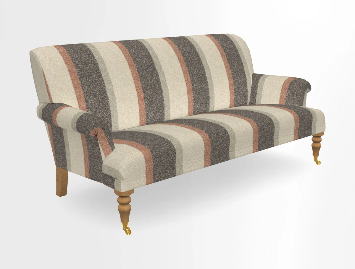 Midhurst Sofa in V&A Collection Botanical Collage All Over