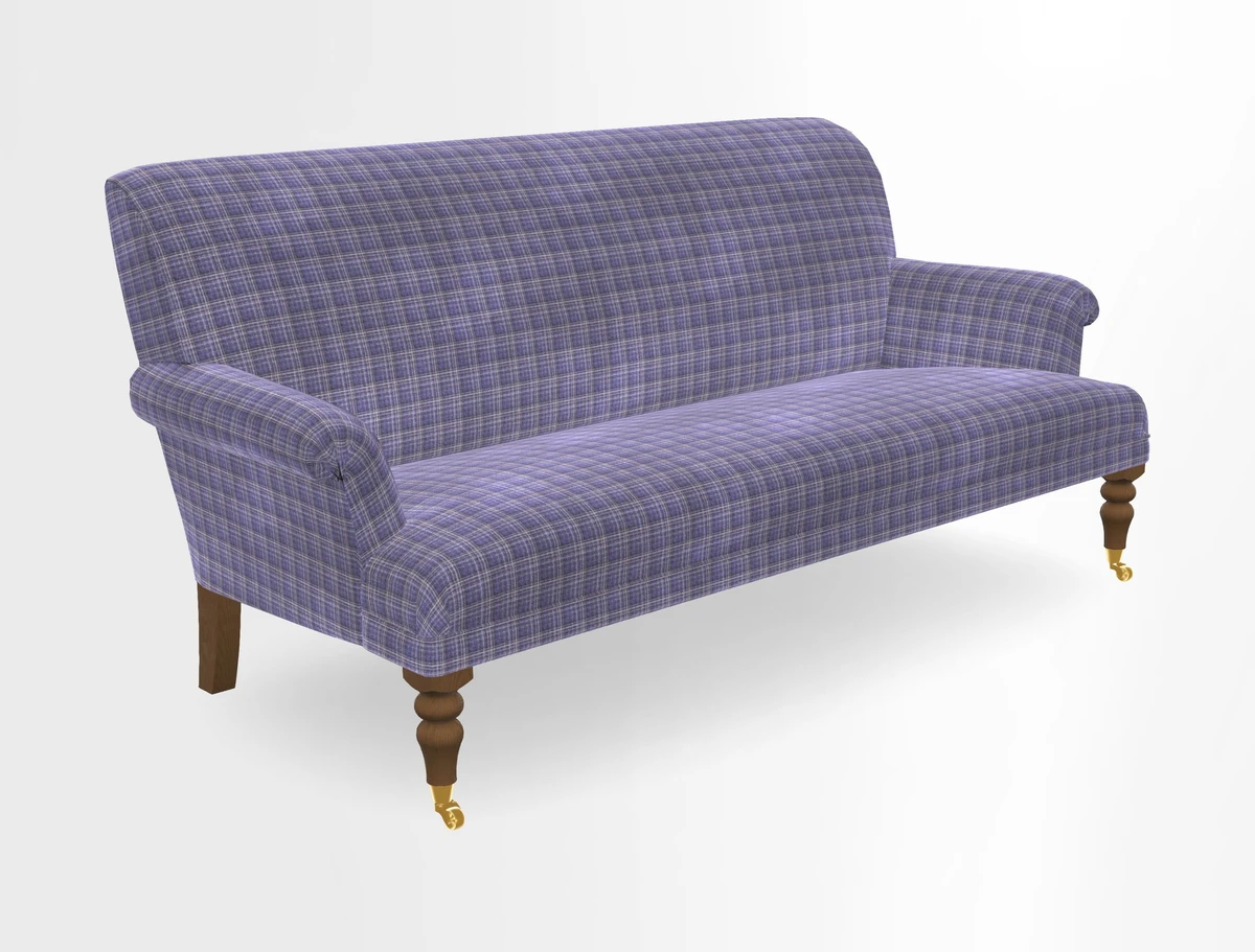 Midhurst Sofa in V&A Collection Botanical Collage All Over