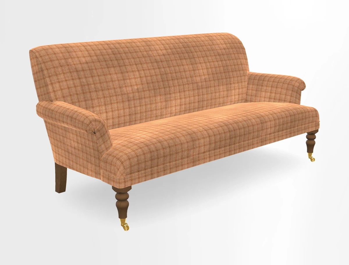 Midhurst Sofa in V&A Collection Botanical Collage All Over