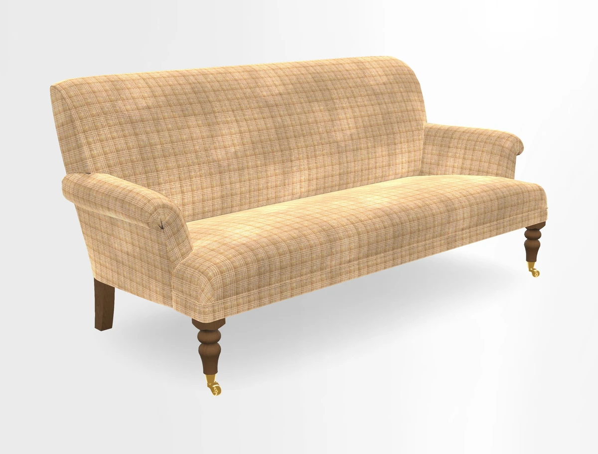 Midhurst Sofa in V&A Collection Botanical Collage All Over