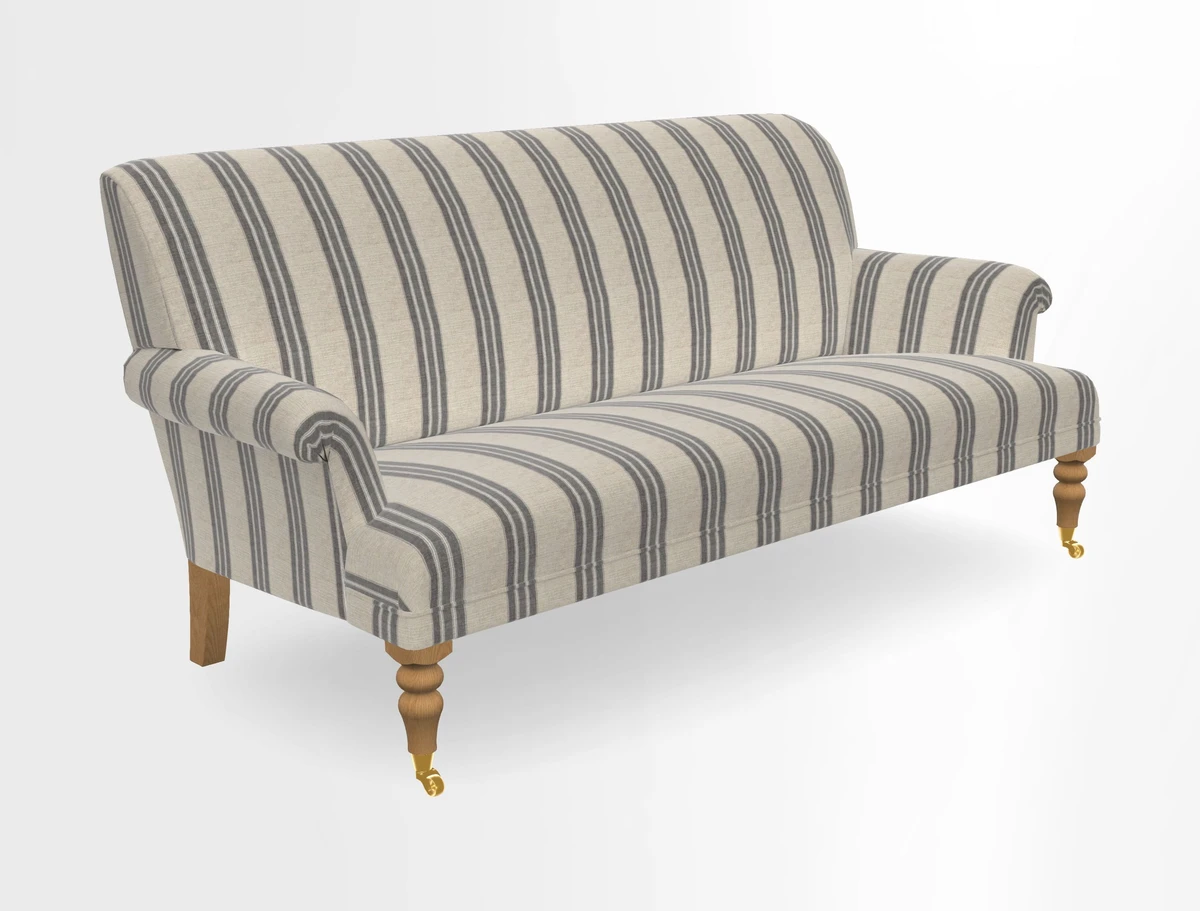 Midhurst Sofa in V&A Collection Botanical Collage All Over