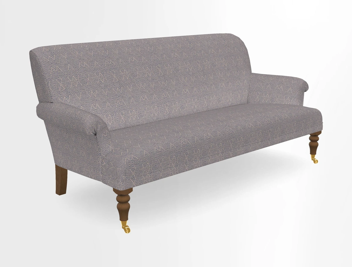 Midhurst Sofa in V&A Collection Botanical Collage All Over