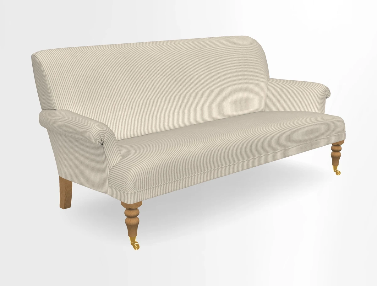 Midhurst Sofa in V&A Collection Botanical Collage All Over
