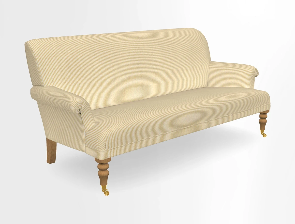 Midhurst Sofa in V&A Collection Botanical Collage All Over