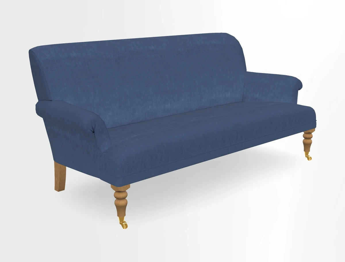 Midhurst Sofa in V&A Collection Botanical Collage All Over