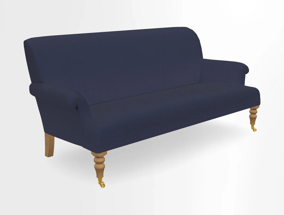 Midhurst Sofa in V&A Collection Botanical Collage All Over