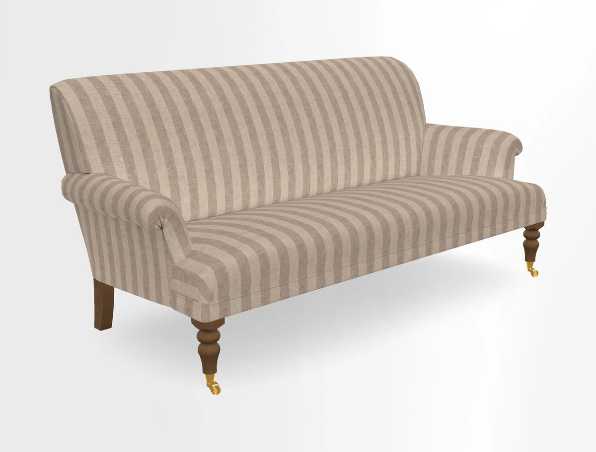 Midhurst Sofa in V&A Collection Botanical Collage All Over