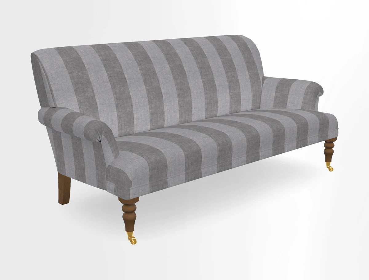 Midhurst Sofa in V&A Collection Botanical Collage All Over