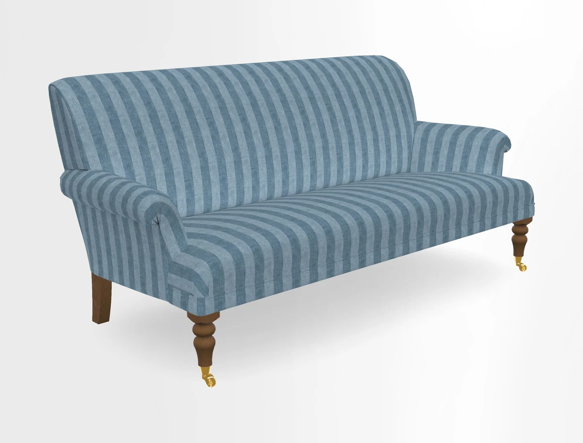 Midhurst Sofa in V&A Collection Botanical Collage All Over