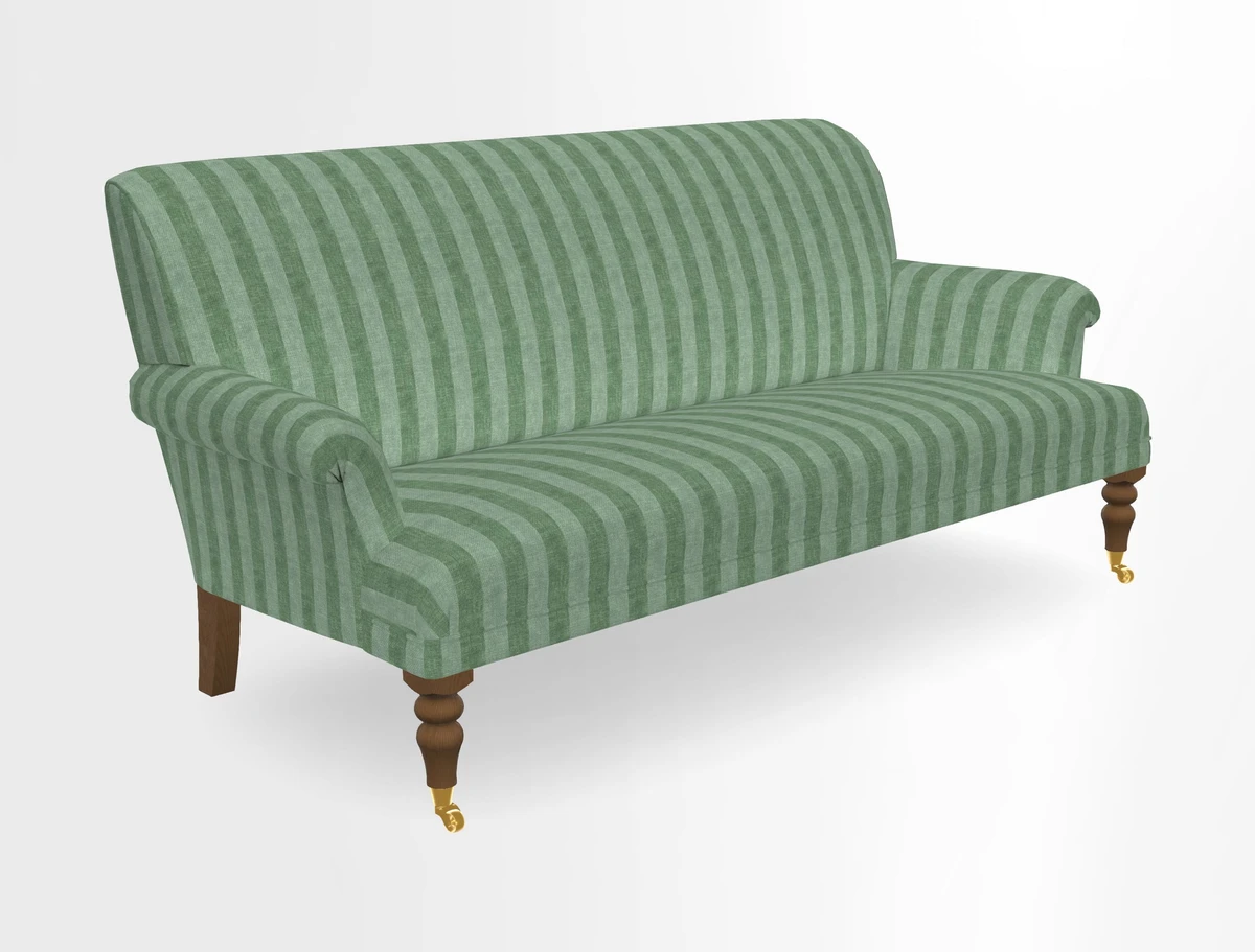 Midhurst Sofa in V&A Collection Botanical Collage All Over