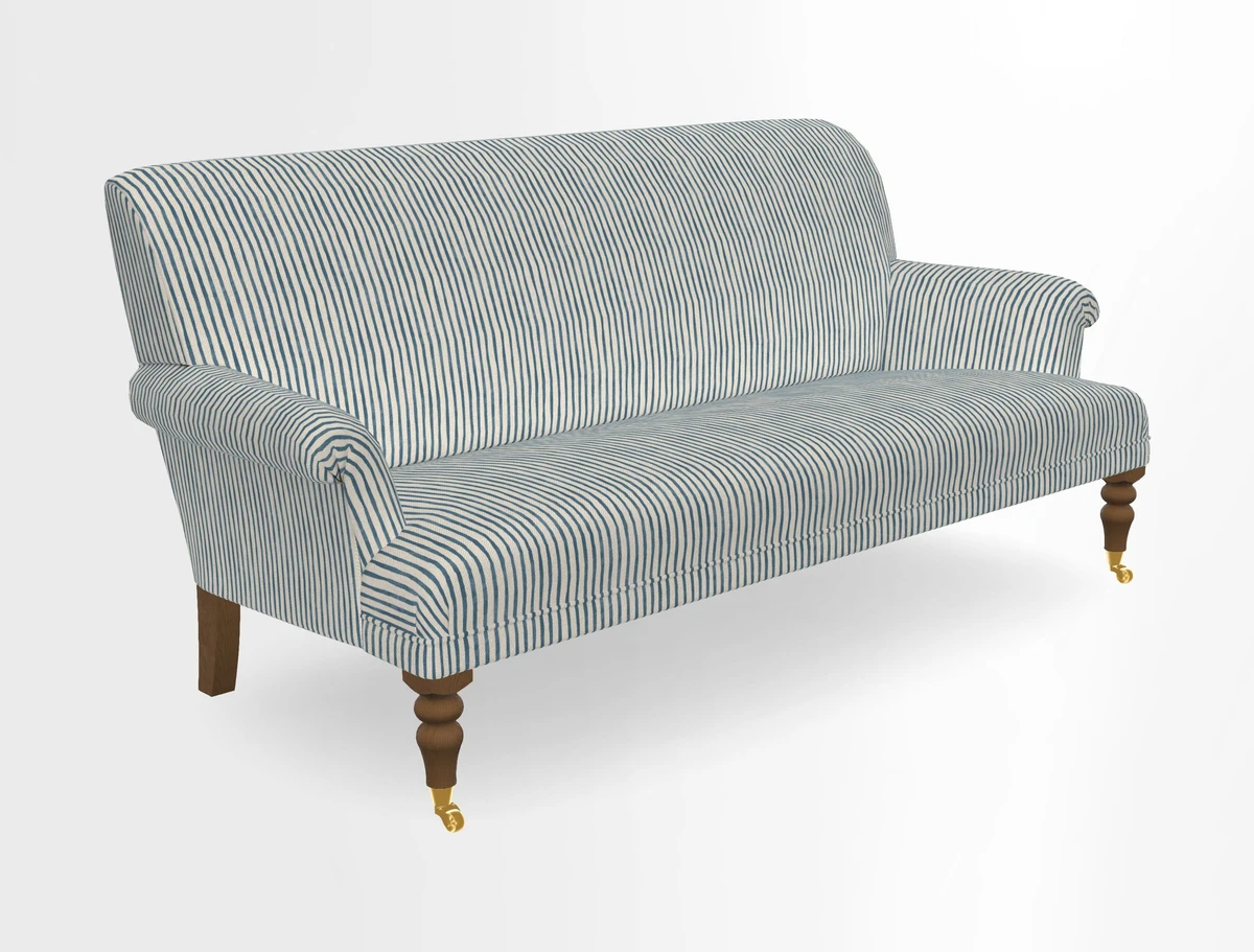 Midhurst Sofa in V&A Collection Botanical Collage All Over