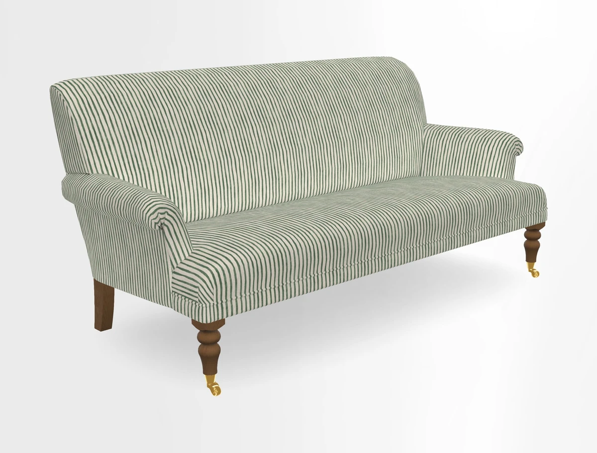 Midhurst Sofa in V&A Collection Botanical Collage All Over
