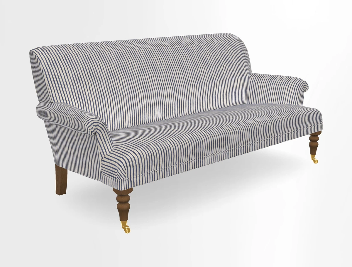 Midhurst Sofa in V&A Collection Botanical Collage All Over