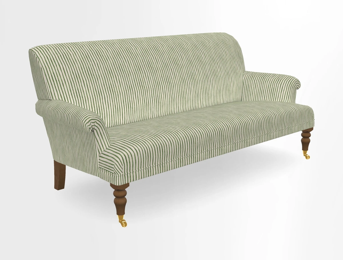 Midhurst Sofa in V&A Collection Botanical Collage All Over
