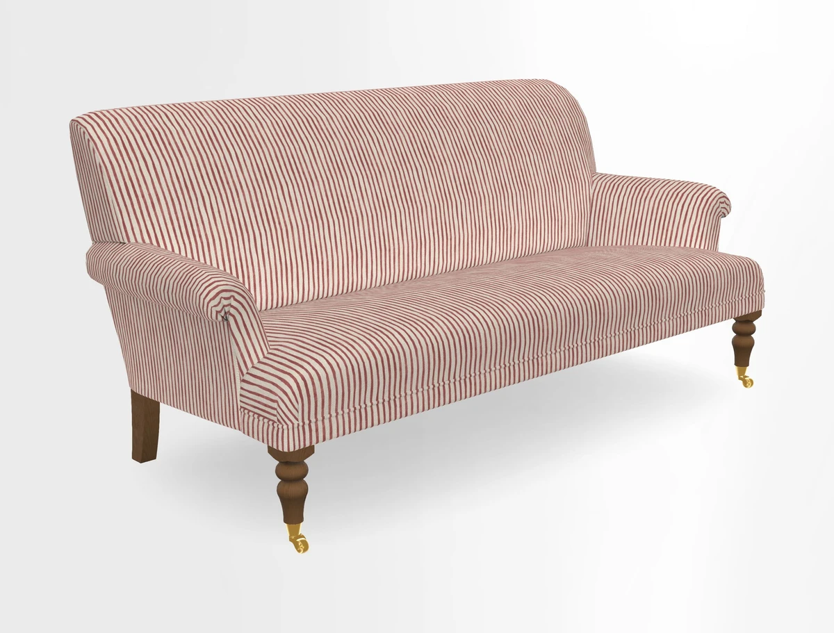 Midhurst Sofa in V&A Collection Botanical Collage All Over
