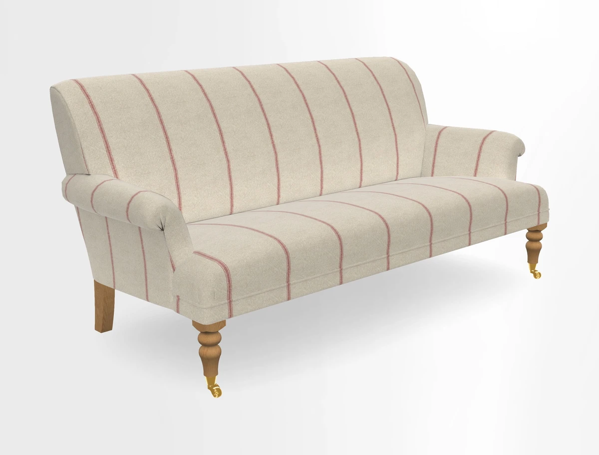 Midhurst Sofa in V&A Collection Botanical Collage All Over